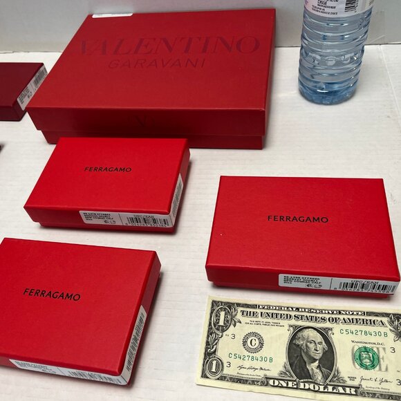 Salvatore Ferragamo empty boxes, NEW, VALENTINO FROM SAKS CLOSURE - Picture 2 of 7